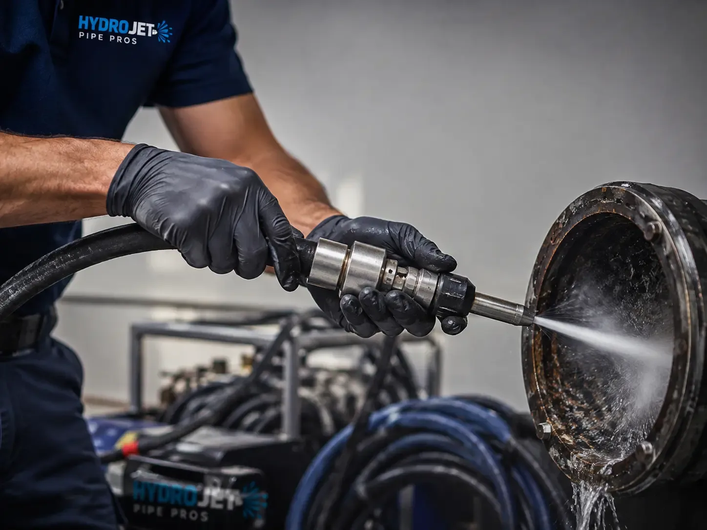 Hydro Jet Pipe Descaling in Means, KY